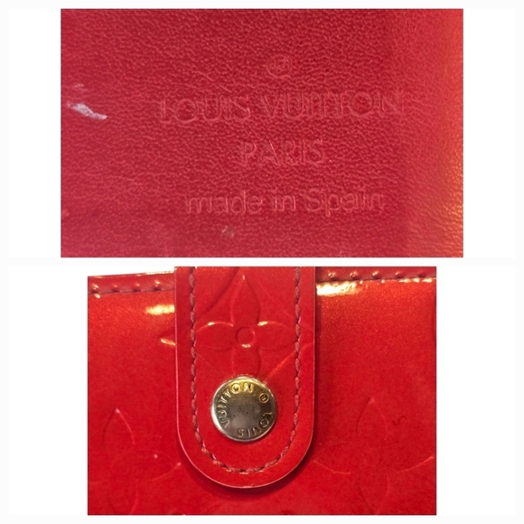 Louis Vuitton 2006 Red Vernis Leather 6 Ring Notebook Agenda Wallet - Picture 14 of 16